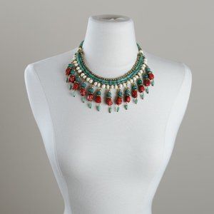 Large Statement Turquoise Necklace